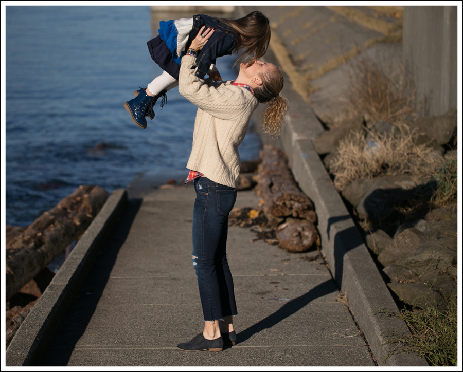 Blog Vintage Fishermans Sweater Plaid Top J Brand Destroyed Skinny Miss Sixty Oxfords-3