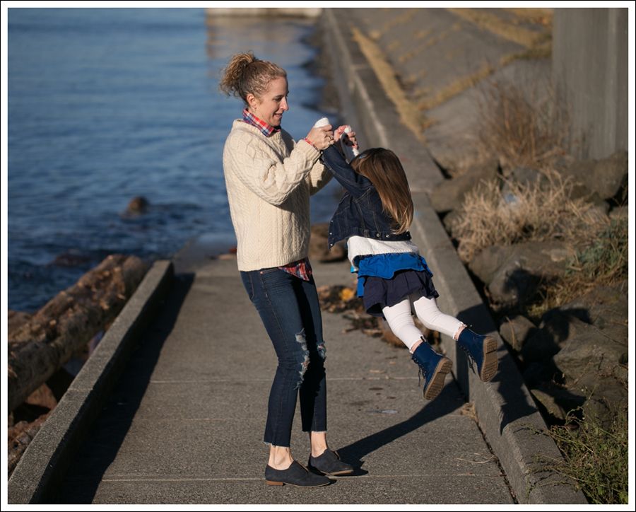Blog Vintage Fishermans Sweater Plaid Top J Brand Destroyed Skinny Miss Sixty Oxfords-5