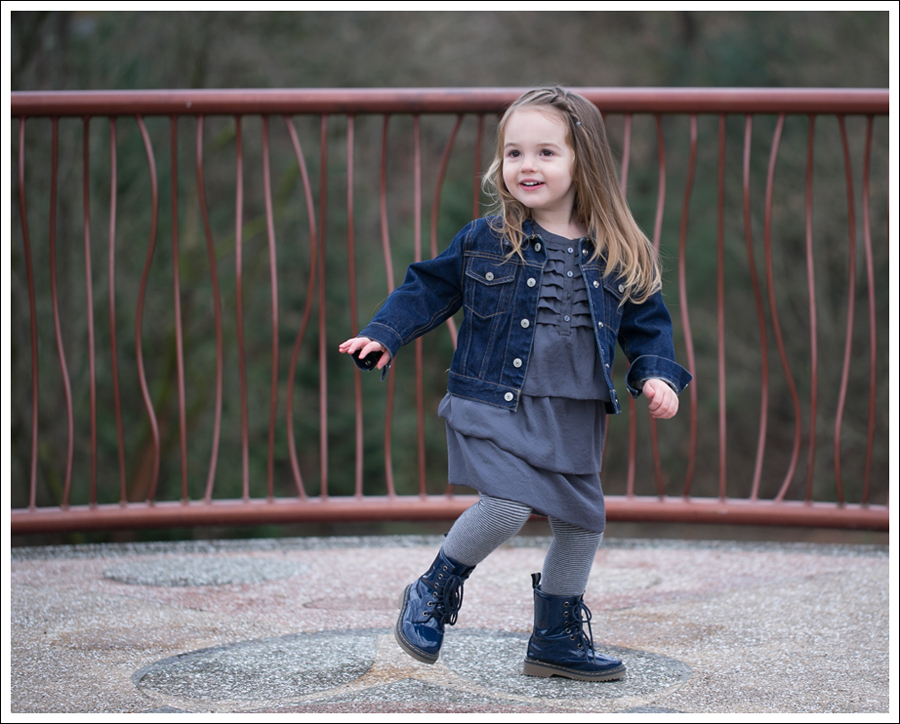 Blog Baby Gap Jean Jacket Gray Dress Link Boots-3