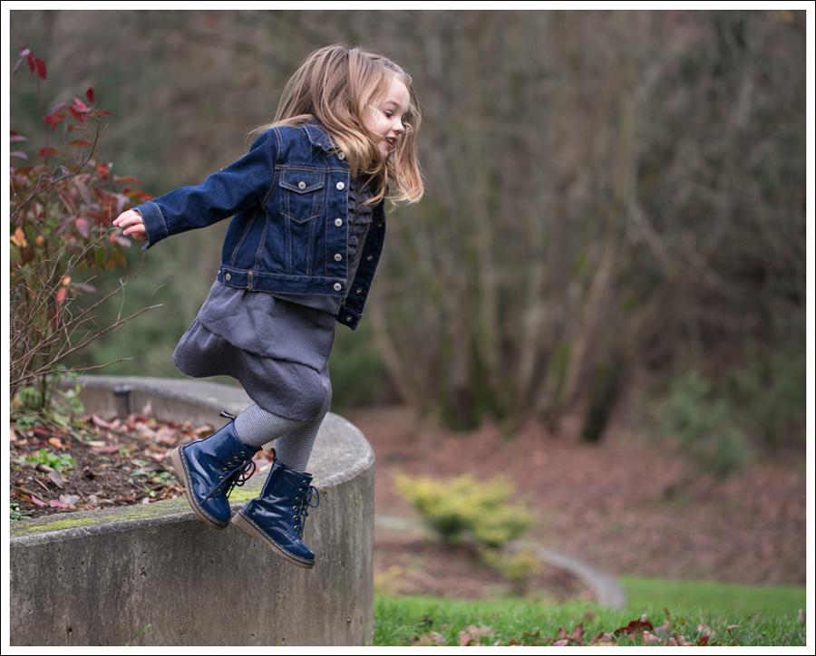 Blog Baby Gap Jean Jacket Gray Dress Link Boots-7