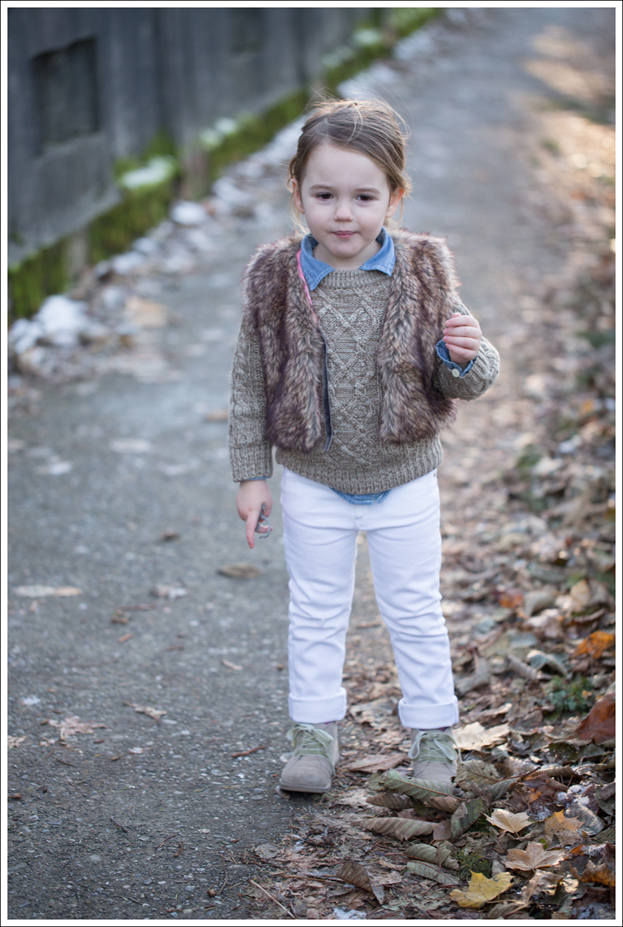 Blog Faux Fur Vest DL1961 Chloe Whiteley-5