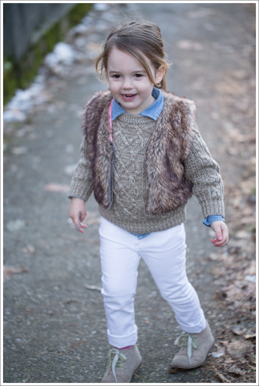 Blog Faux Fur Vest DL1961 Chloe Whiteley-6