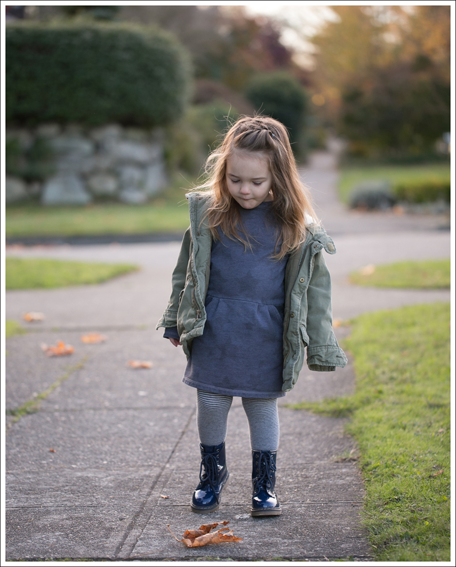 Blog Gap Green Parka Old navy Star Dress HM Tights Zulily Link Navy Boots-6