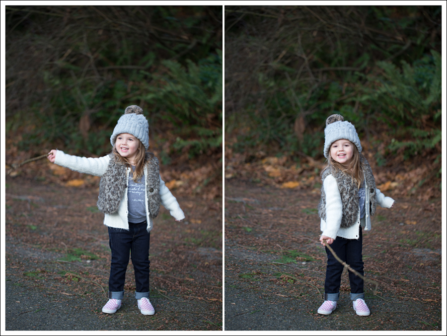 Blog HM Hat Old Navy faux fur vest cardigan Little Boogaweezin DL1961 Chloe Rafaeli Pink Checked Vans-11