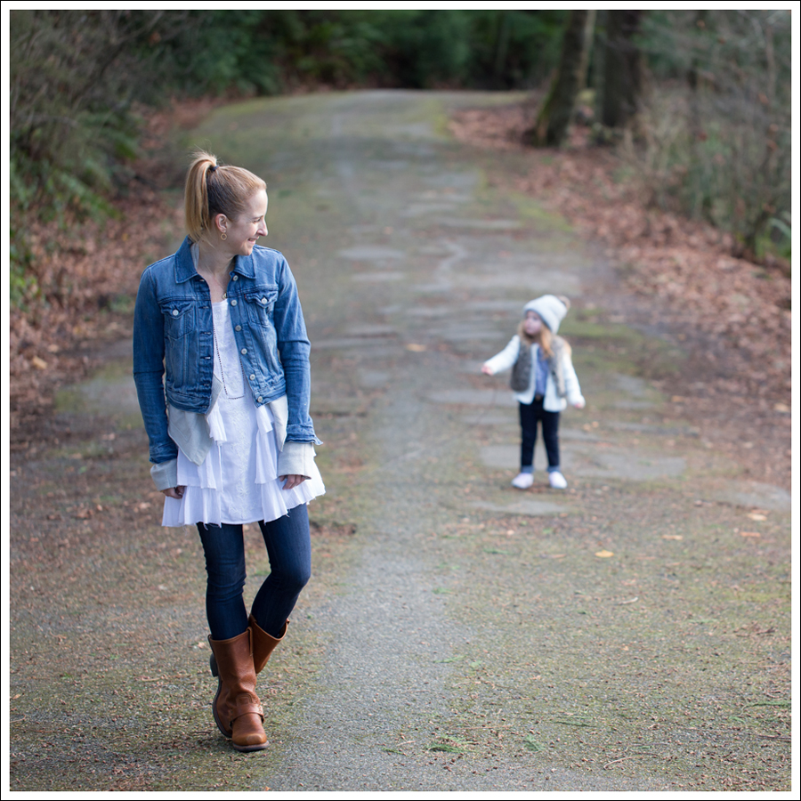 Blog Levis Jacket Inhabit Cashmere Cardigan Free People Sunbeams Dress DL1961 Emma Bloom Frye Harness Boots-6