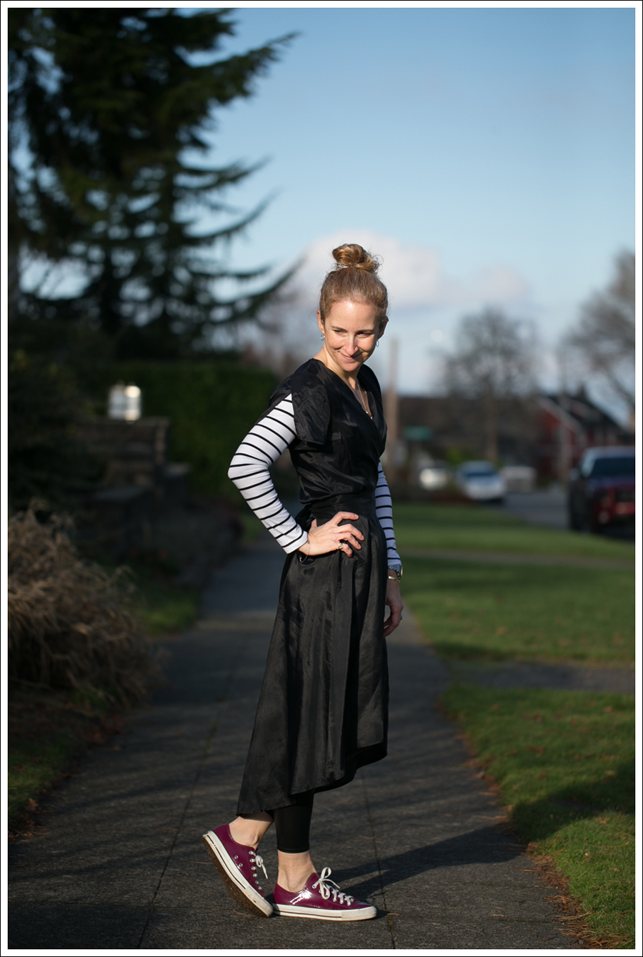 Blog Rhyme Black Wrap Dress Day to Night-2