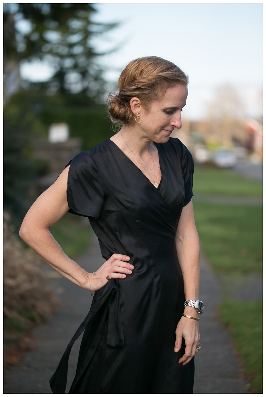 Blog Rhyme Black Wrap Dress Day to Night-23