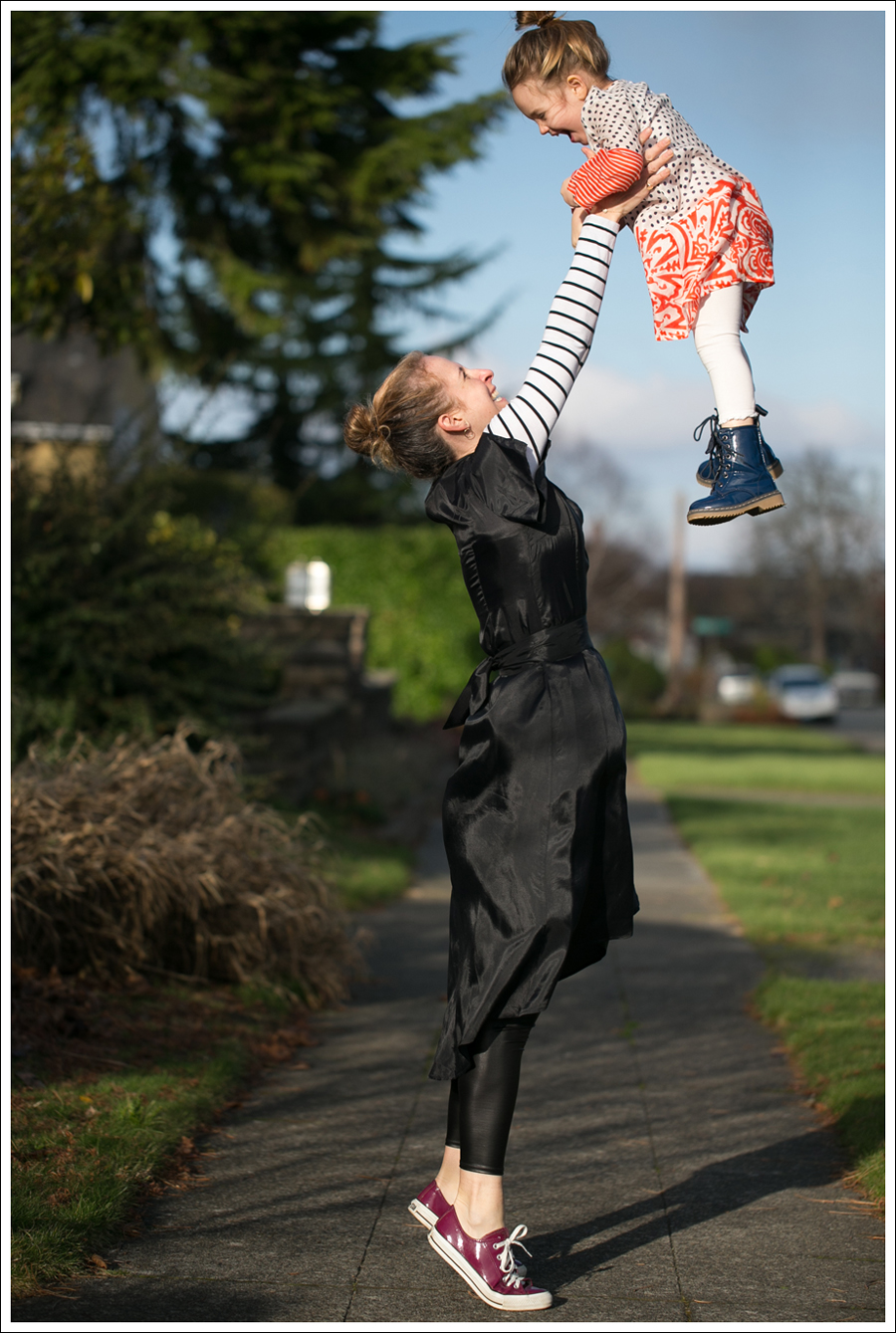 Blog Rhyme Black Wrap Dress Day to Night-6