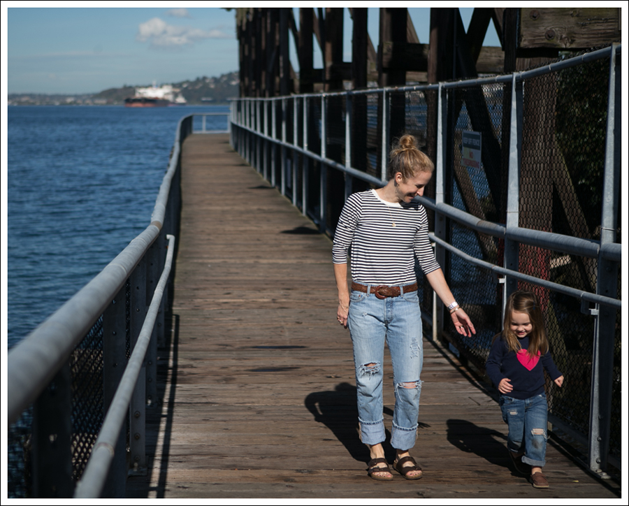 Blog Zara Stiped Crop Top Vintage DIY Destroyed Levis Birkenstocks-3