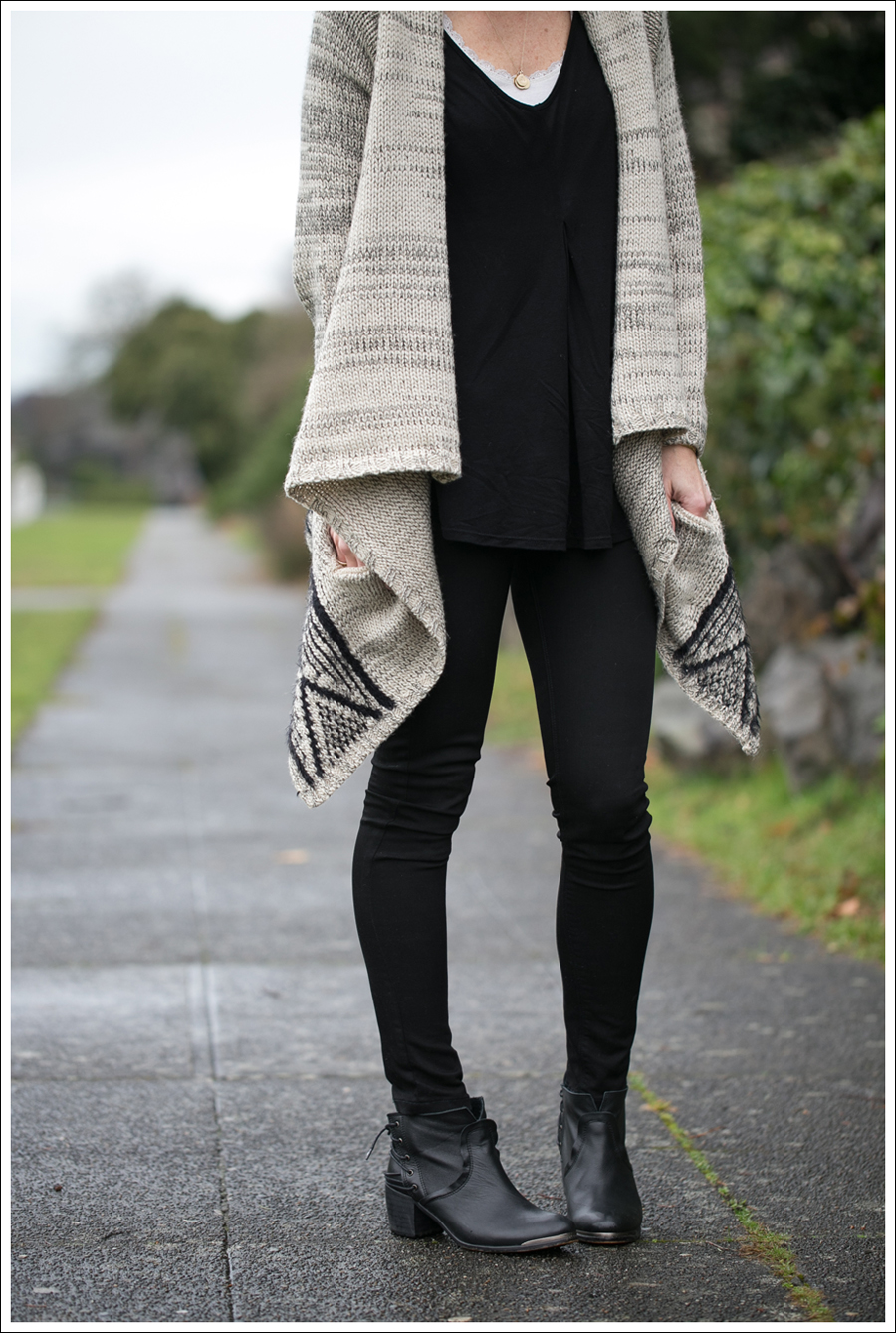 Blog BCBG Tribal Cardigan Zara Tee DL1961 Emma Riker 67 Booties Converse-2