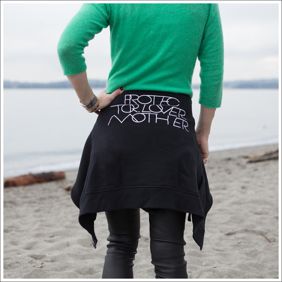 Blog Protector Lover Mother Hoodie Autmn Cashmere Green Henley Sweater Genetic Denim Shya leather Pants Black Converse-6