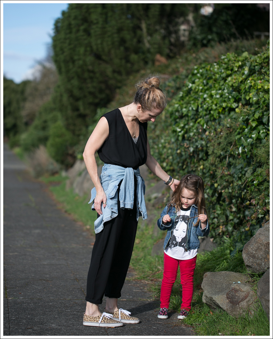 Blog The Fifth Label Drop-Crotch Jumpsuit Levis Denim Shirt Leopard HM Shoes-4