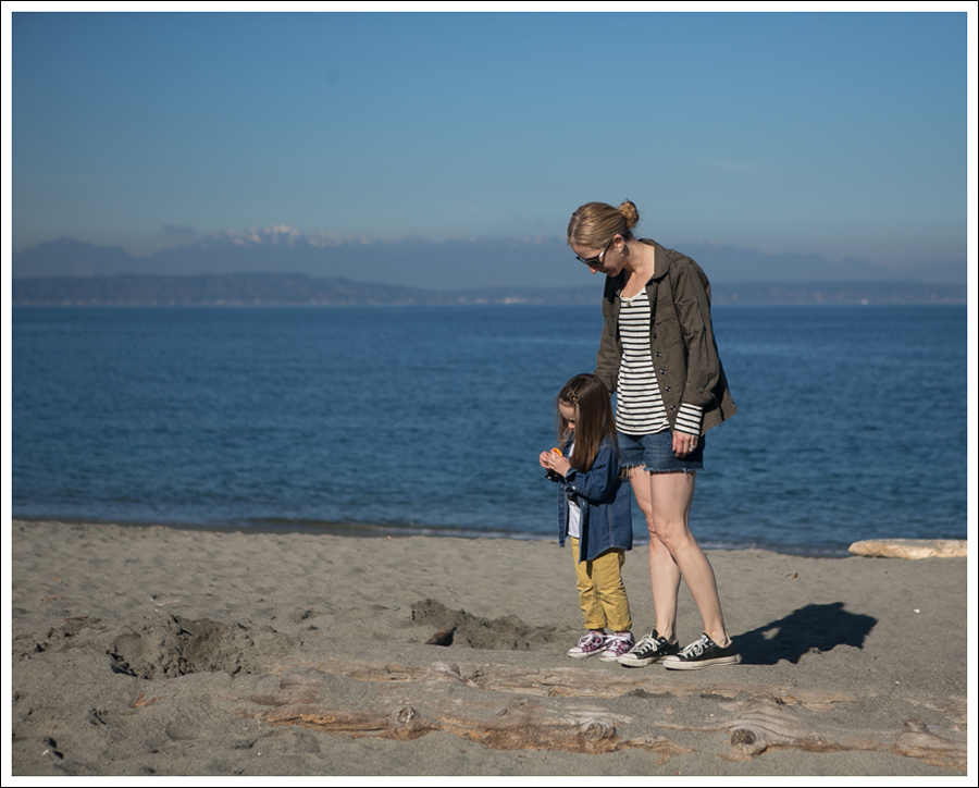 Blog Blank NYC Fitted Military Shirt StyleMint Striped Tee DL1961 Lola Cut off Shorts Black Converse-2