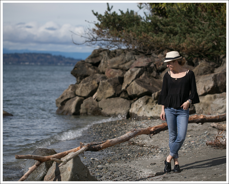 Blog HM Hats Free People Black Peplum Top Joes Jeans Chelsea Open Back Dr Martens-1