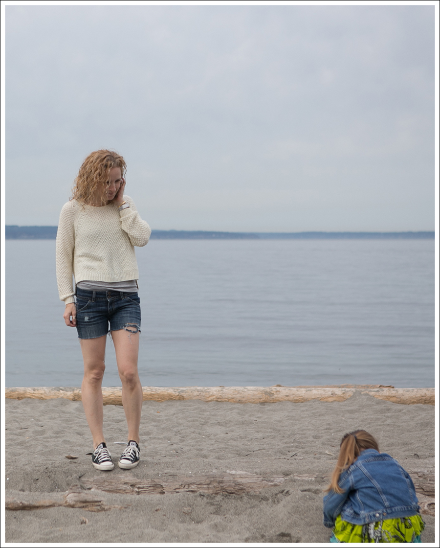 Blog HM Sweater Hudson DIY Cut Off Jeans Black Converse-1