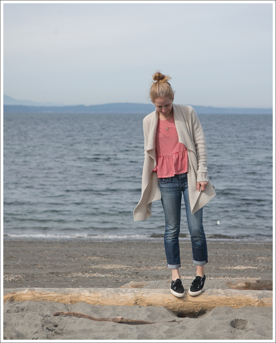 Blog Vince Draped Cardigan Free People Peplum Top Joes Jeans Black Superga-1