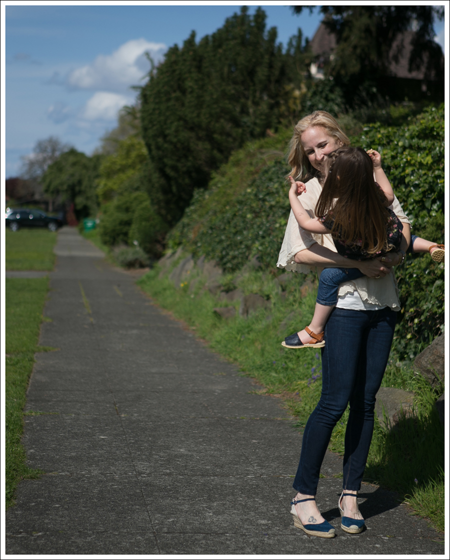 Blog See by Chloe Cream Scalloped top DL1961 Angel Faconnable Navy suede espadrilles-6