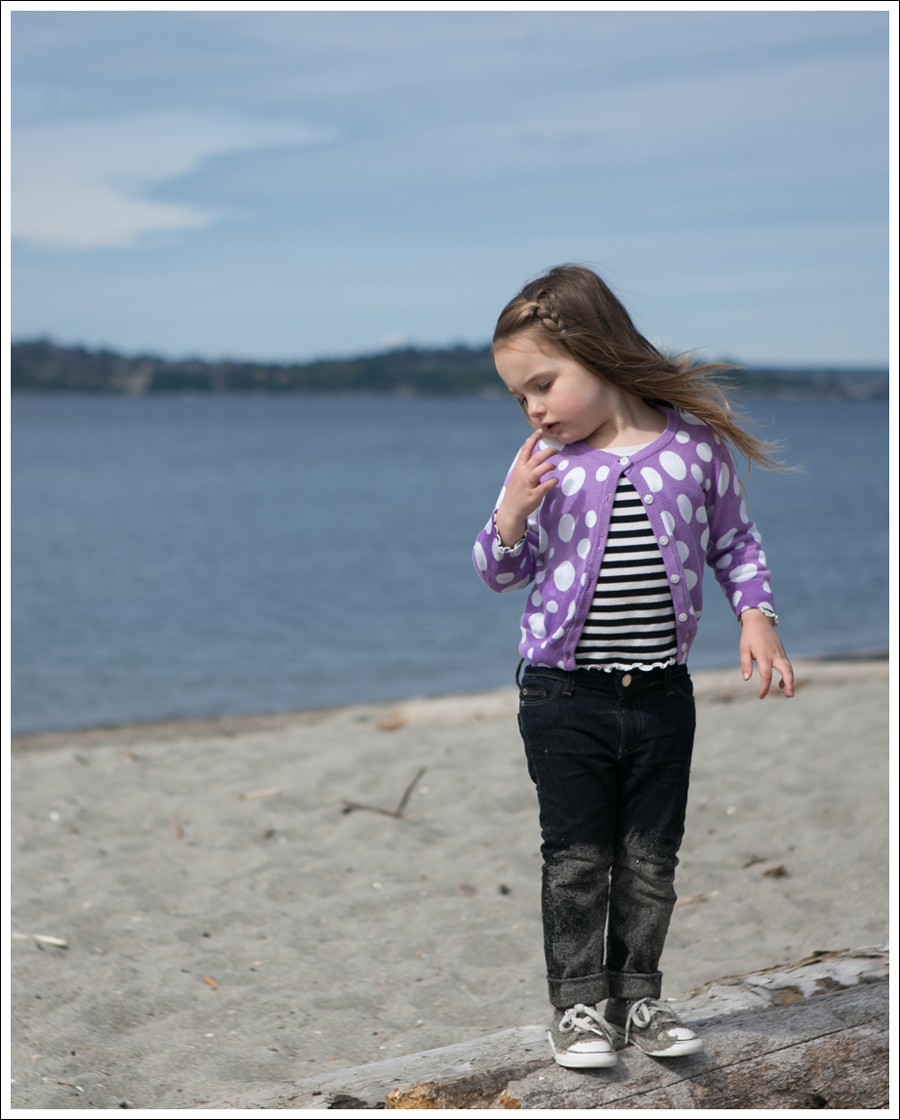 Blog Hanna Andersson Cardigan GapKids Striped Tee DL1961 Chloe Rafaeli Purple Converse-8