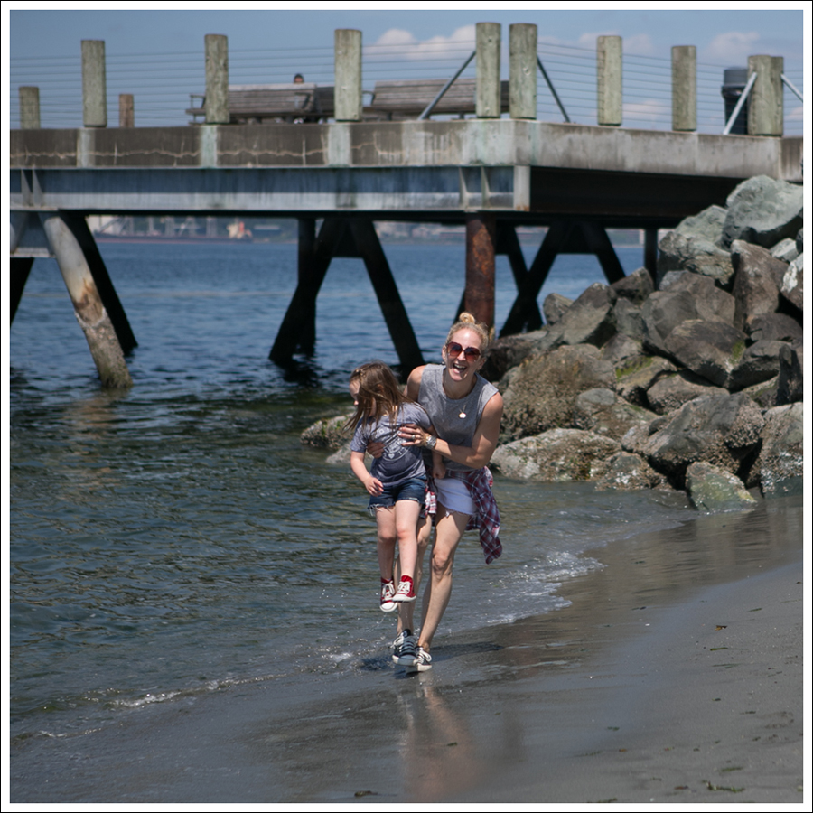 Blog HM Gray Muscle Tee DL1961 Lola Cut Off Shorts in Lennox Panhandle Slim Vintage Plaid Button Down Black Converse-7