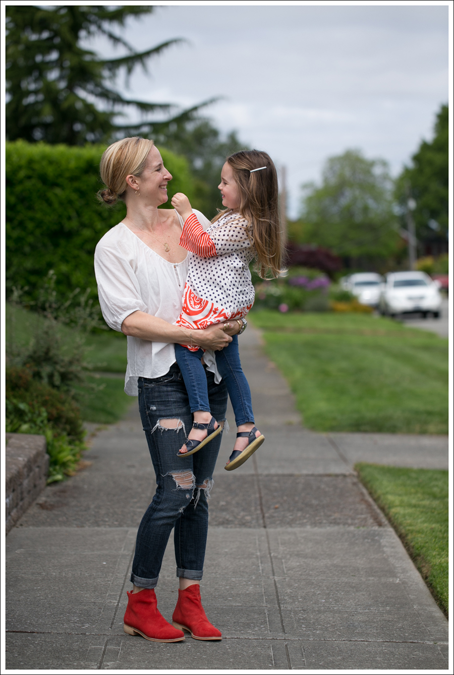 Blog Joie Nancy Peasant Blouse Current Elliott Destroyed Skinny Red Matisse Peyton Boots-6