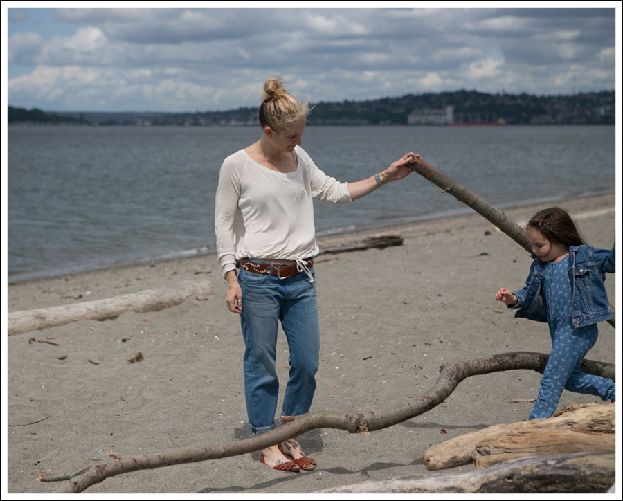 Blog Lady and the Sailor Drawstring Top Current Elliott Boyfriend Jeans Sunshadow Target Shauna Huarache-5