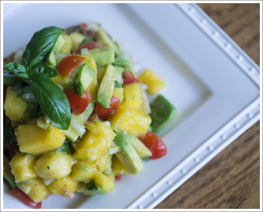 Blog Whole 30 Costco Garlic Cod with Paleo Mango Avocado Salsa-3