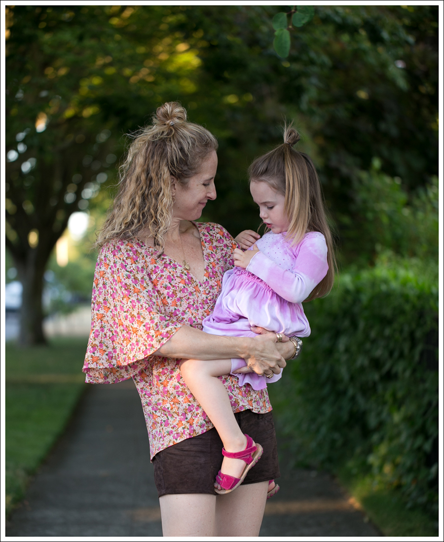 Blog Josephine Silk Floral Top Blank NYC brown Suede Shorts Madden Girl Braided Wedge-4