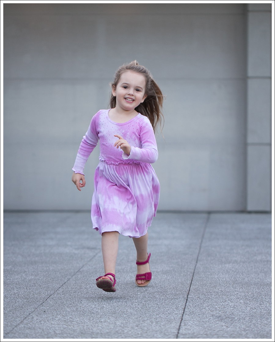 Blog Mignone Tie Dye Sparkle Long Sleeve Dress Pink Leather Braided Circo Sandals-8