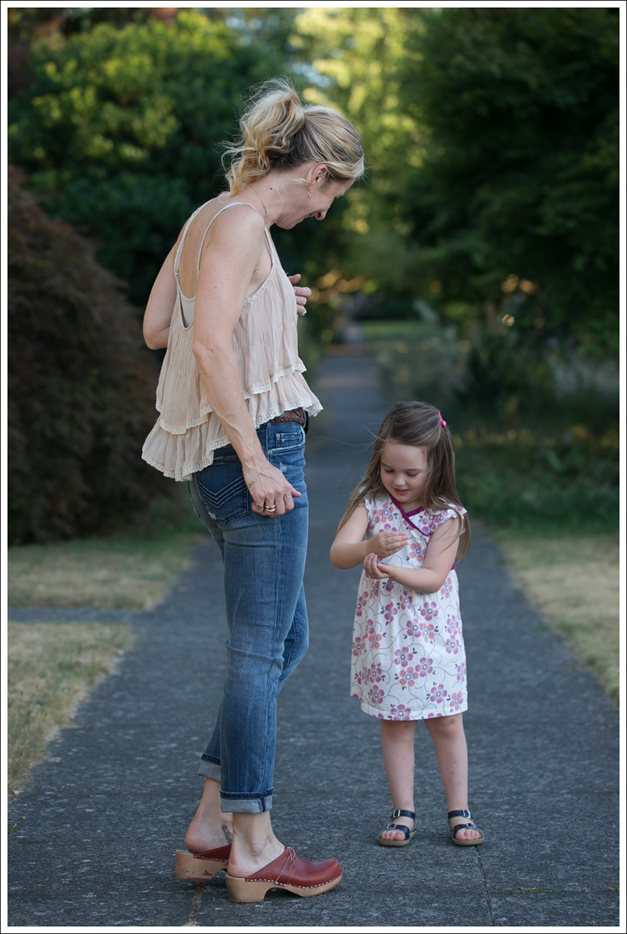 Blog Zara Tiered Crop Top Vintage Belt 7FAM Girls Slimmy Vintage Clogs-6