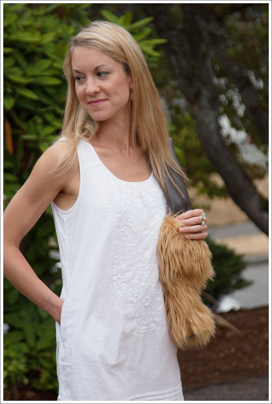 Blog DIY Lion Faux Fur Tote Bag-2