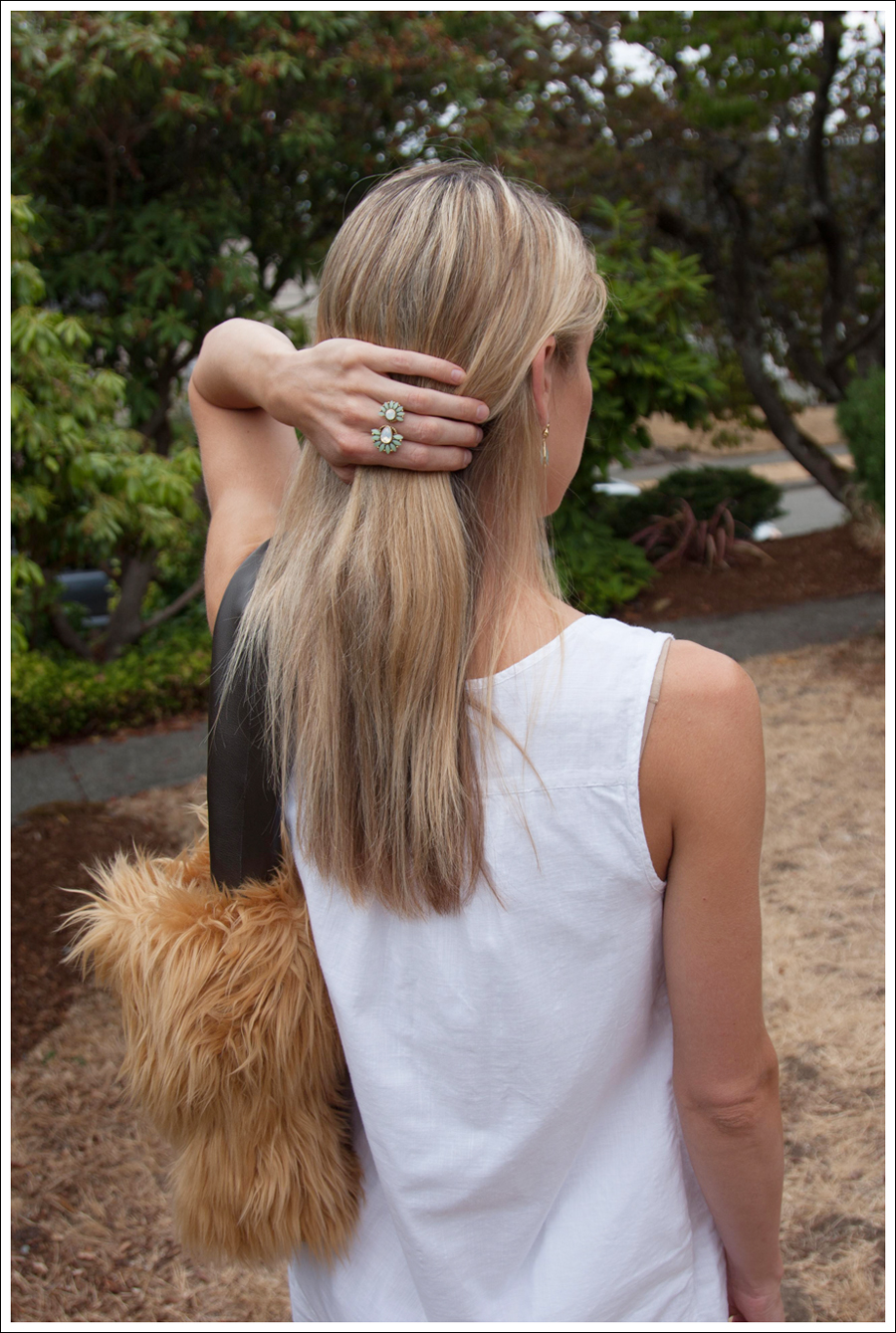 Blog DIY Lion Faux Fur Tote Bag-6