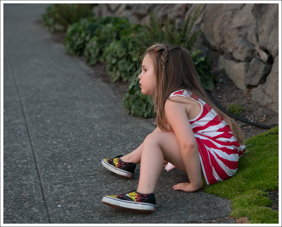 Blog HM Red Striped Dress Fire Checked Vans-9