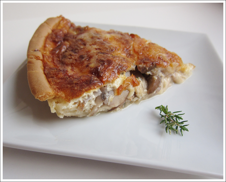 Blog mushroom quiche