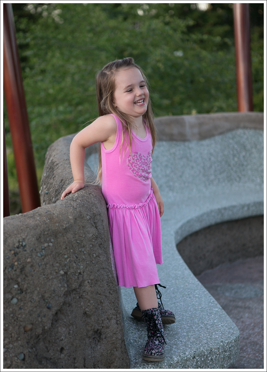 Blog Pink Heart Mignone Dress Floral Link Lace Up Boots-9