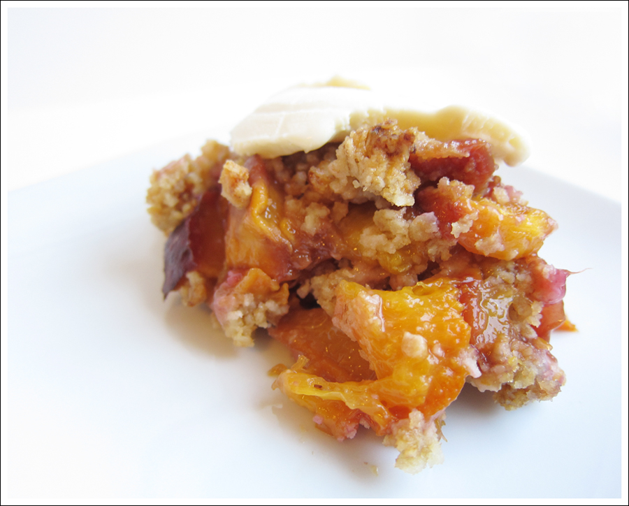 Blog nectarine crisp