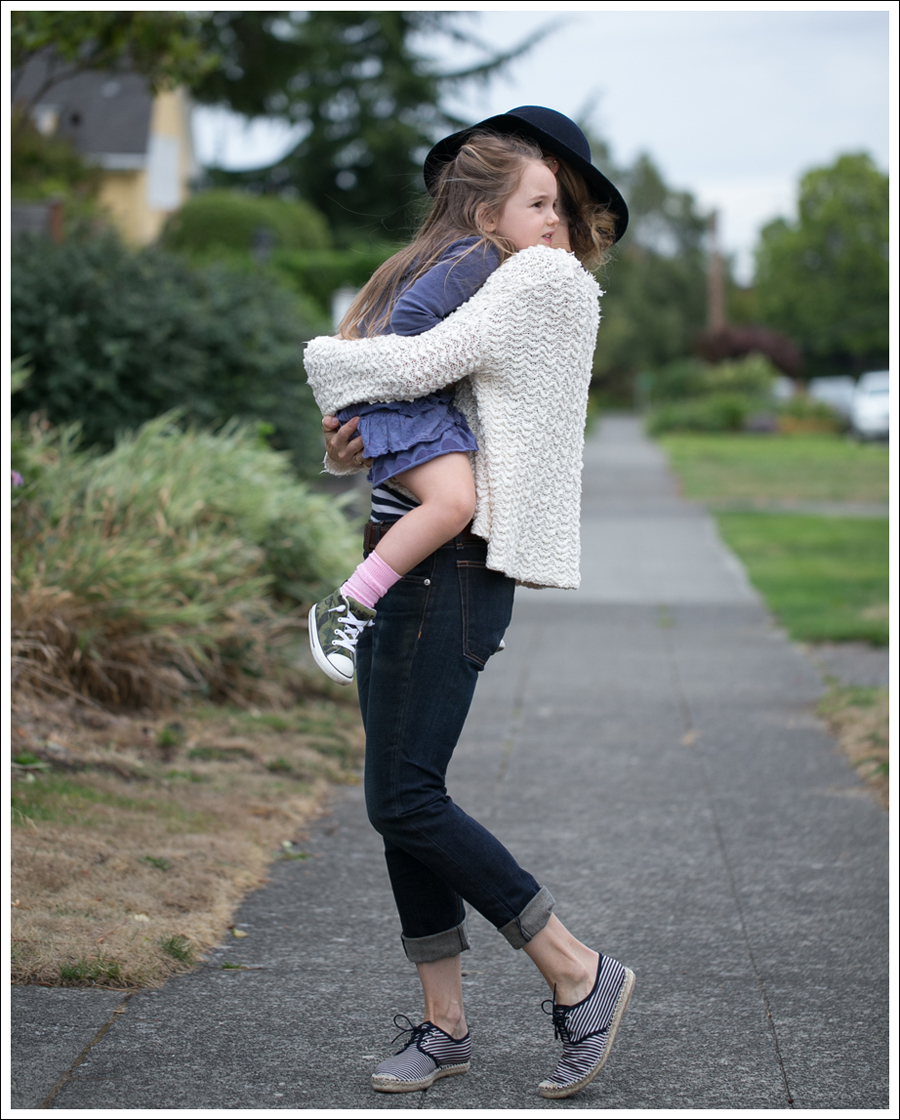 Blog Nordstrom Navy Wool Hat Free People Cropped Sweater Rag Bone The Dre Zara Striped Espadrilles-9