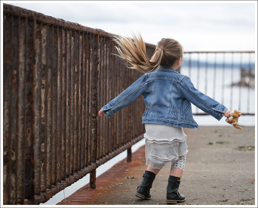 Blog Osh Kosh Denim Jacket CrewCuts Grey Tiered Tee Dress Sparkle Leggings Xhiliration Moto Boots-2