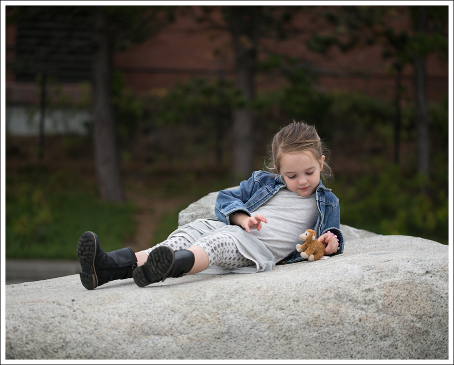 Blog Osh Kosh Denim Jacket CrewCuts Grey Tiered Tee Dress Sparkle Leggings Xhiliration Moto Boots-9
