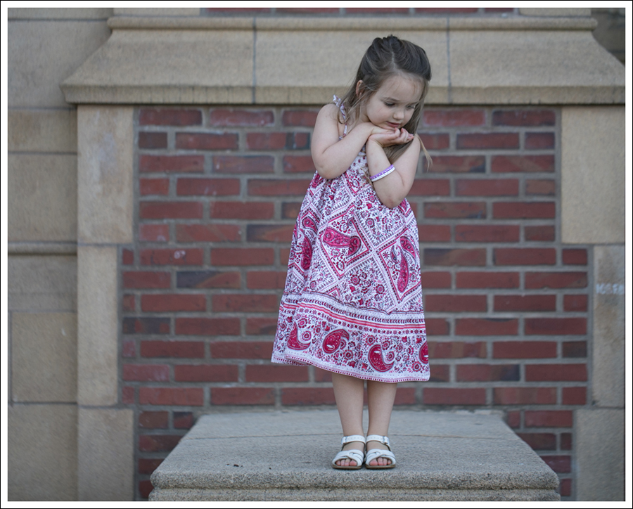 Blog Red Paisley GapKids Boho Dress Saltwater Sandals-9