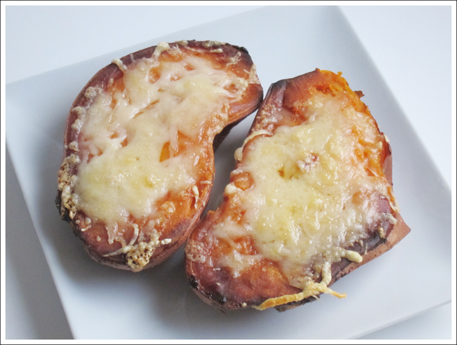 yams with broiled cheese blog