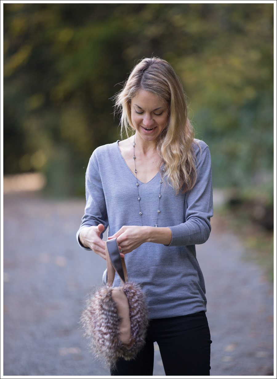 Blog DIY Faux Fur Leather Purse-4