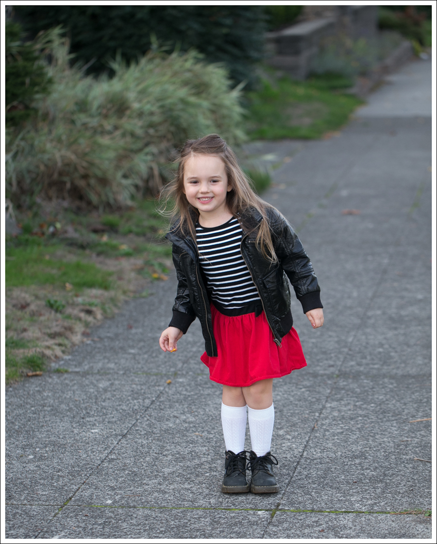 Blog HM Faux Leather Jacket GapKids Black Toddler Dr Martens-1