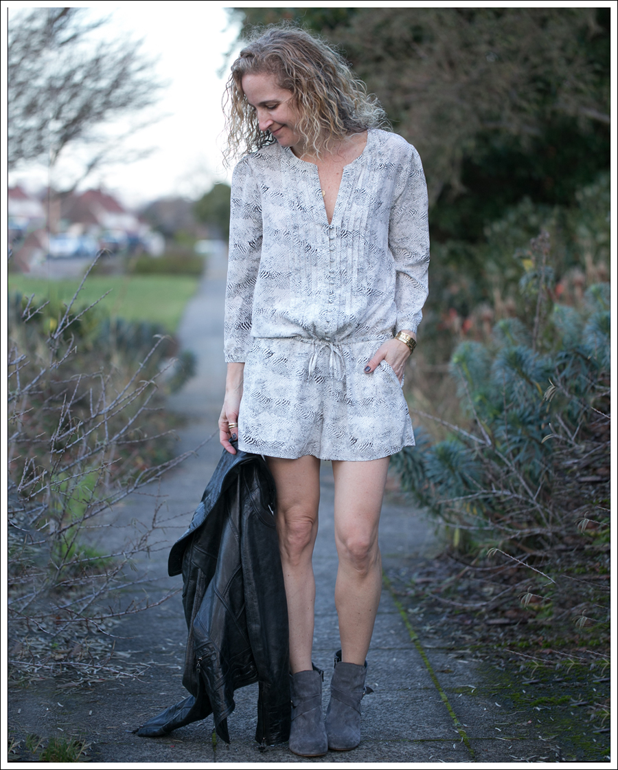 Blog Doma Leather Jacket Joie Silk Amara Romper Lola Kiem Booties-4