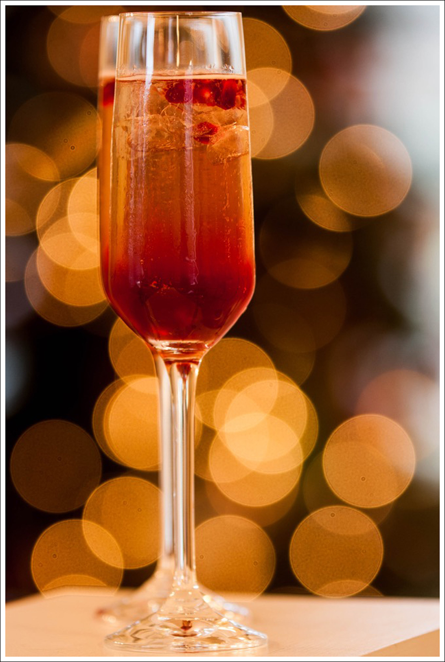 pomagranate champagne new years blog