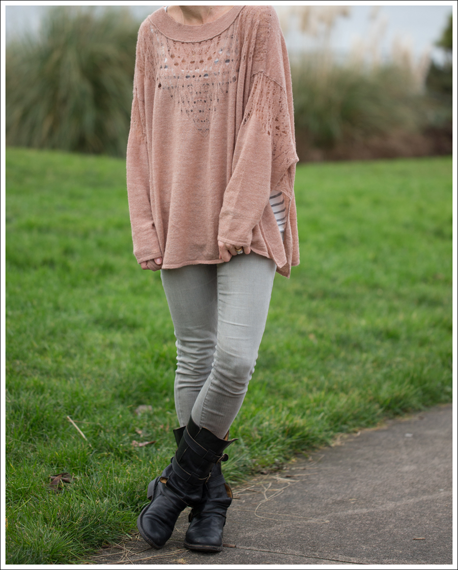 Blog Free People Pointelle Ballet Neck Pullover Genetic Denim Mayhem Fiorentini Baker 7040 Boot-5