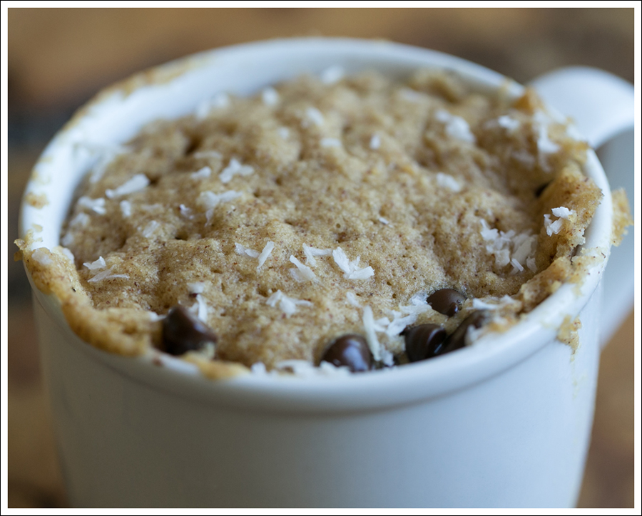 Blog Coconut Flour Dark Chocolate Almond Mug Cake-5