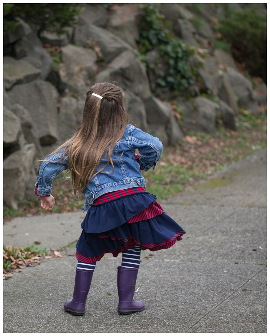 Blog Toddler Levis Jacket Hanna Andersson Tiered Dress Kamik Rain Boots-5