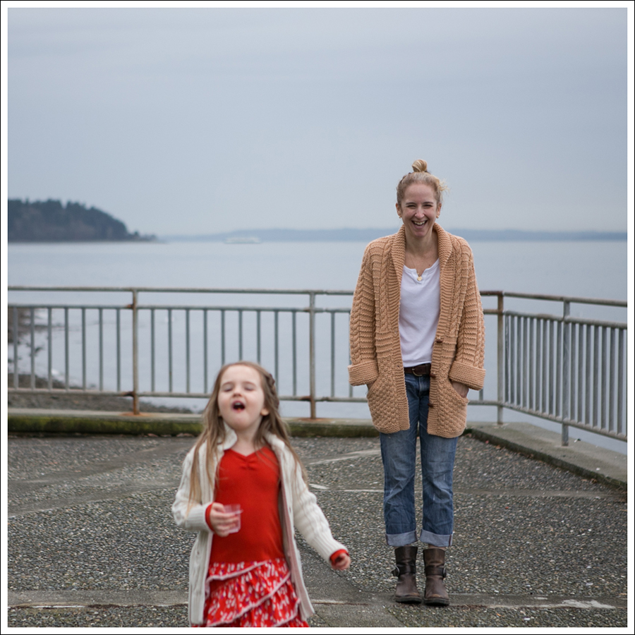 Blog Vintage Handknit Cardigan J Brand Boyfriend Jeans Clyde Cafe Noire Booties-3