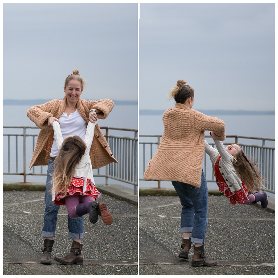 Blog Vintage Handknit Cardigan J Brand Boyfriend Jeans Clyde Cafe Noire Booties-6