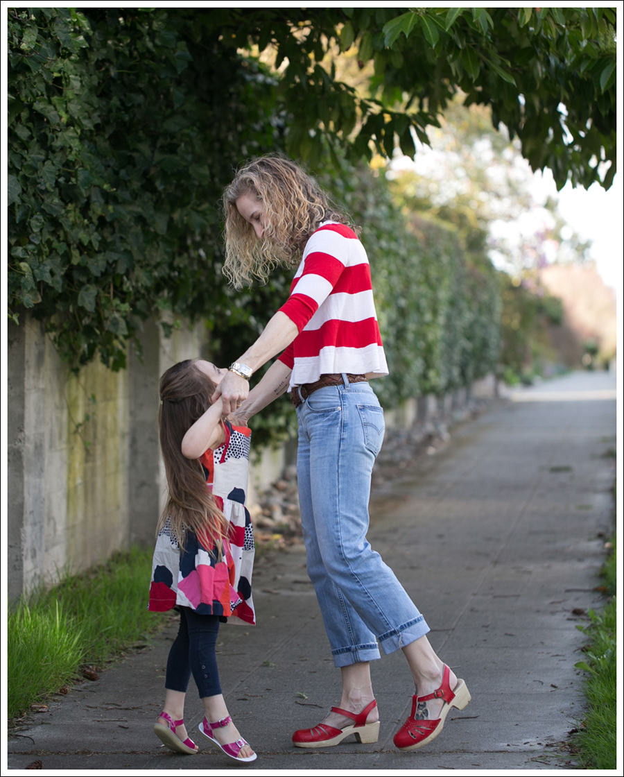 Blog Marley Striped Crop Sweater Levis 505 Sven Lacy Clogs-10